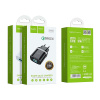 СЗУ HOCO 1USB C12Q (3.0A) QC3.0 + кабель Type-C (Black)