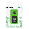 Карта памяти microSDHC с адаптером MIREX  8GB (class 10)