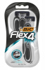 Бритва BIC Flex 4 прорезиненная ручка 3шт